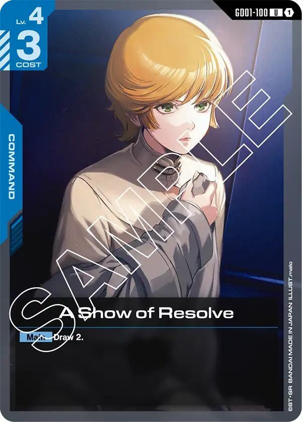 A Show of Resolve (GD01-100) (GD01)