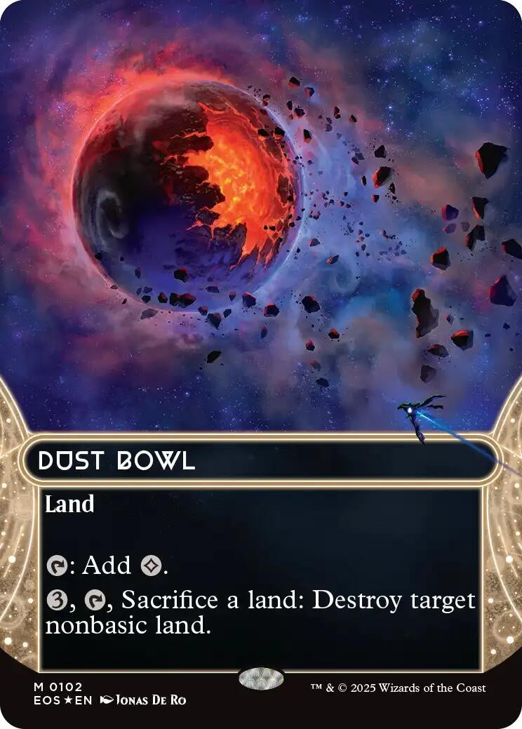 Image for Dust Bowl (0102) (Borderless) (Galaxy Foil) (102) (EOS) - Magic: The Gathering