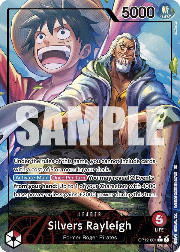 Silvers Rayleigh (Alternate Art) (OP12-001) (OP12)