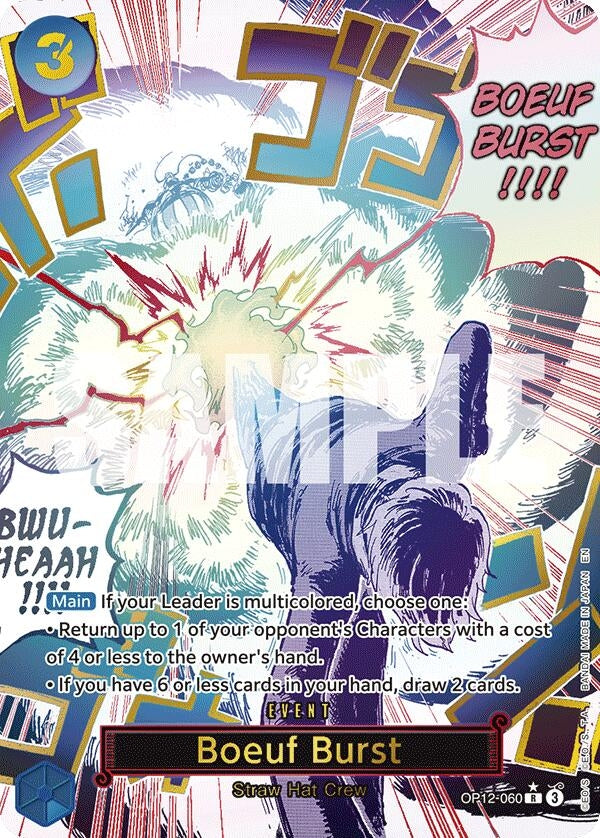 Boeuf Burst (Alternate Art) (OP12-060) (OP12)