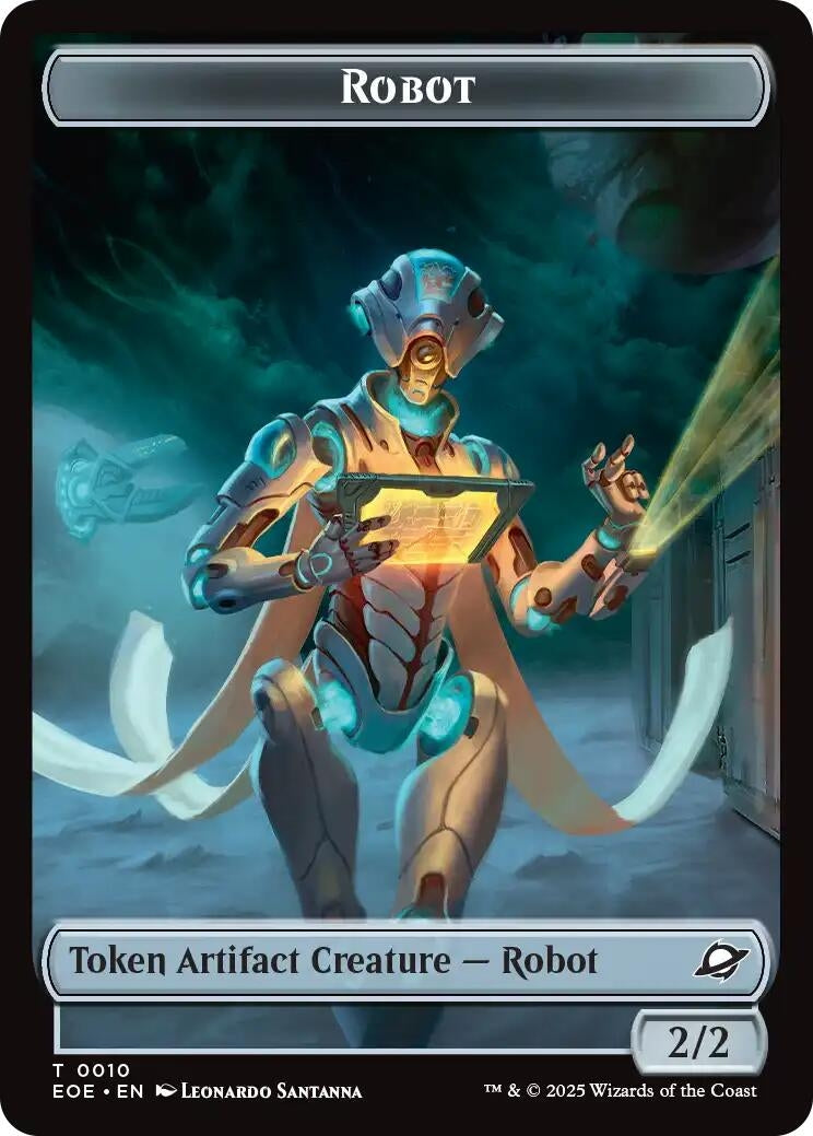 Robot // Lander (0006) Double-Sided Token (10 // 6) (EOE)