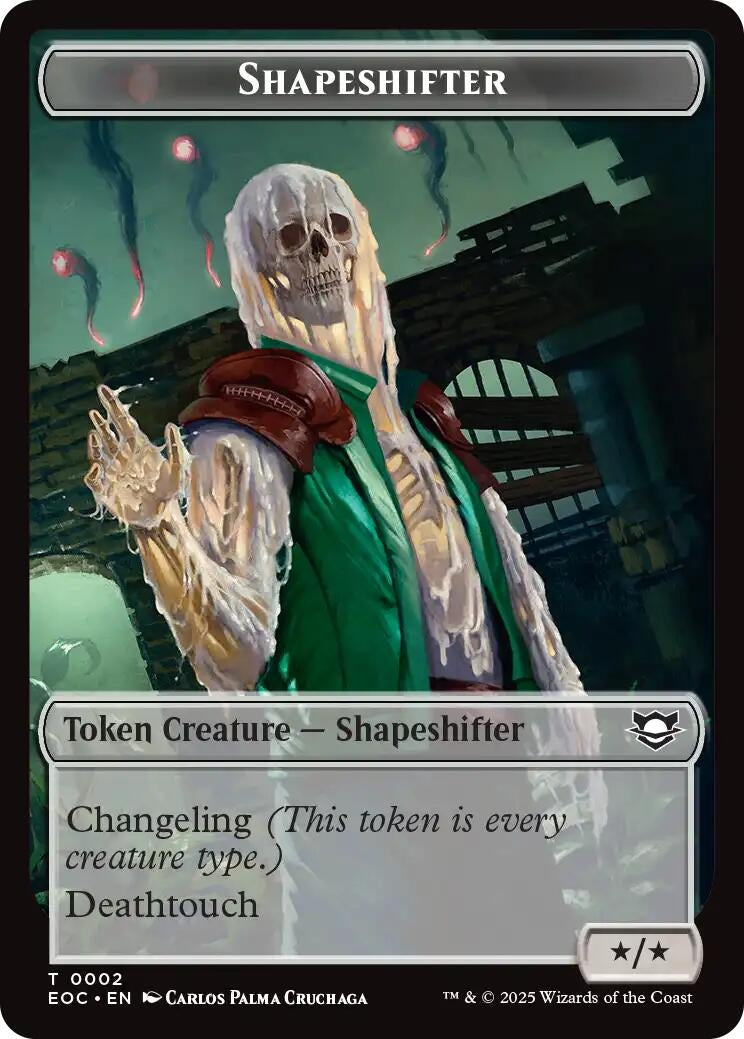 Shapeshifter // Golem (0013) Double-Sided Token (2 // 13) (EOC)