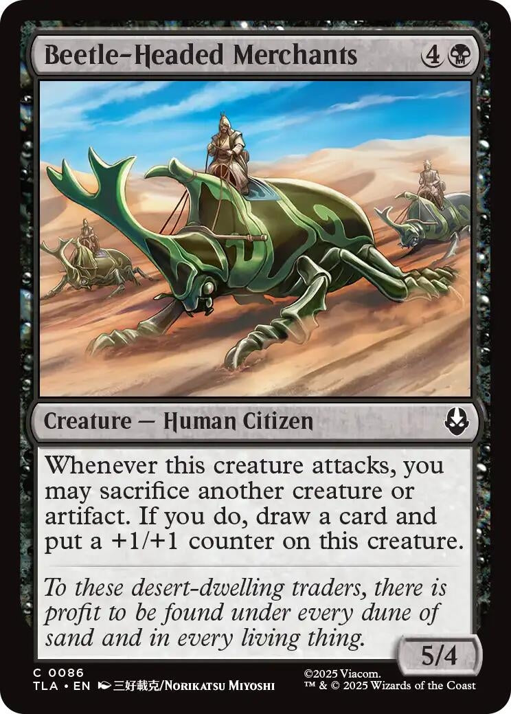 Image for Beetle-Headed Merchants (86) (TLA) - Magic: The Gathering