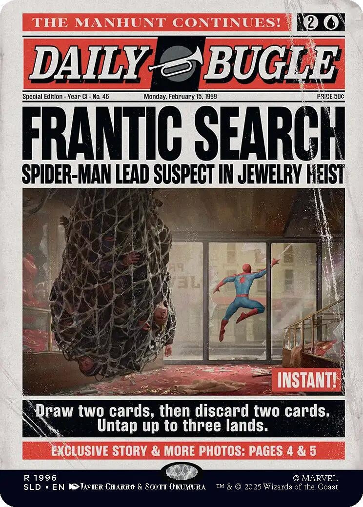 Image for Frantic Search (1996) (1996) (SLD) - Magic: The Gathering