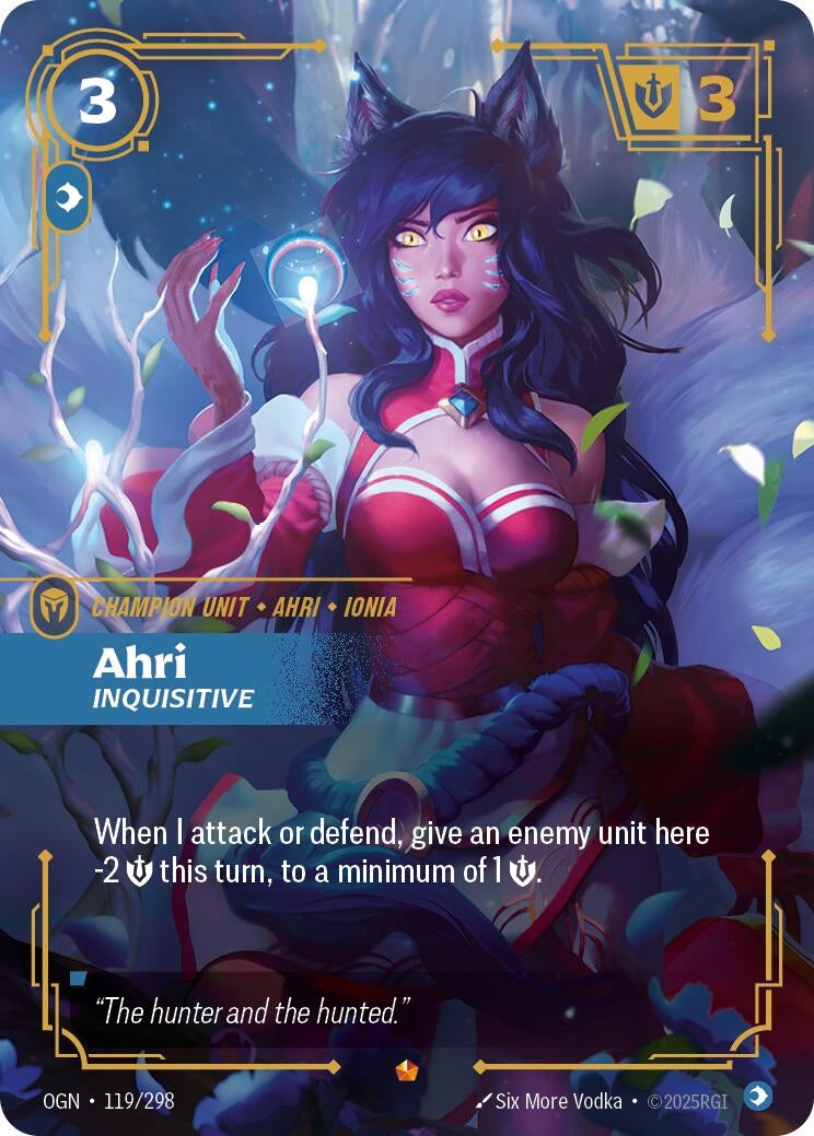 Ahri - Inquisitive (119/298) (OGN)