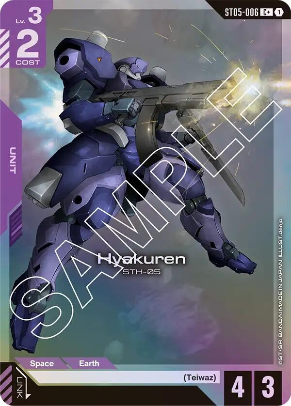 Image for Hyakuren (C+) (ST05-006) (ST05) - Gundam Card Game