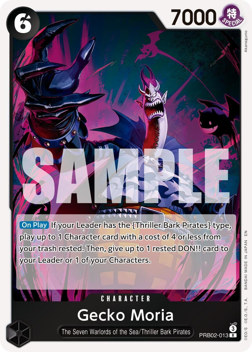 Image for Gecko Moria (PRB02-013) (PRB-02) - One Piece Card Game