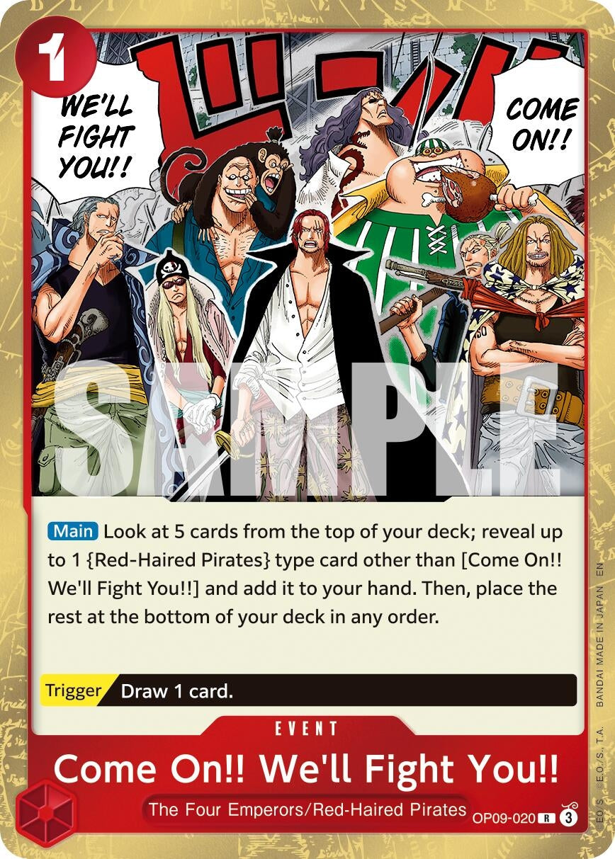 Image for Come On!! We'll Fight You!! (Reprint) (OP09-020) (PRB-02) - One Piece Card Game