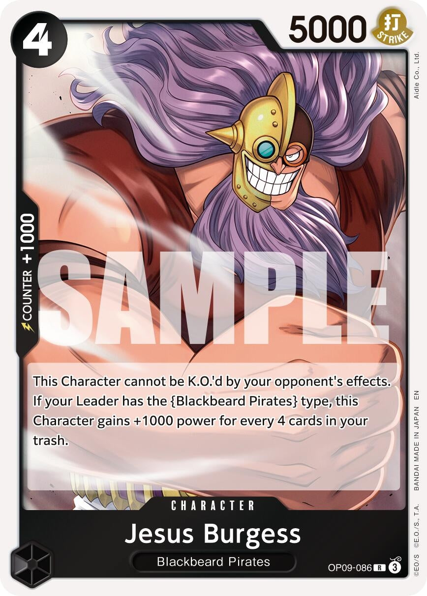 Image for Jesus Burgess (Reprint) (OP09-086) (PRB-02) - One Piece Card Game