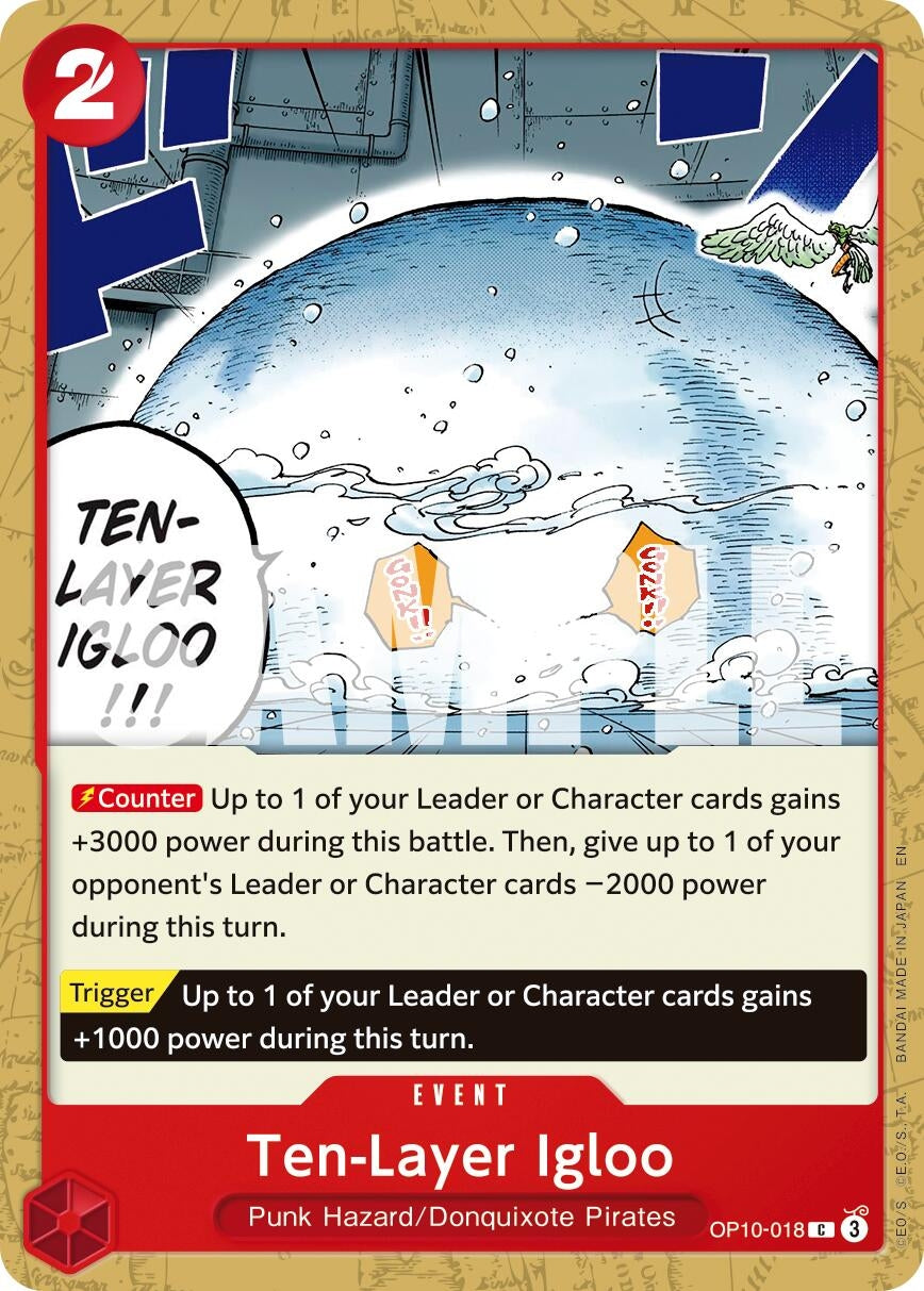 Image for Ten-Layer Igloo (Reprint) (OP10-018) (PRB-02) - One Piece Card Game