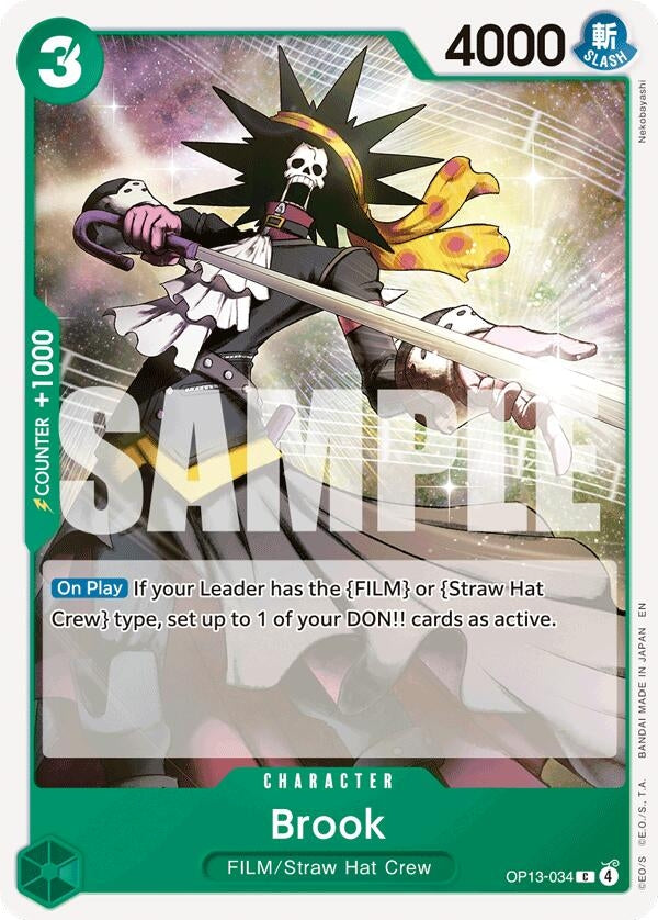 Image for Brook (OP13-034) (OP13) - One Piece Card Game