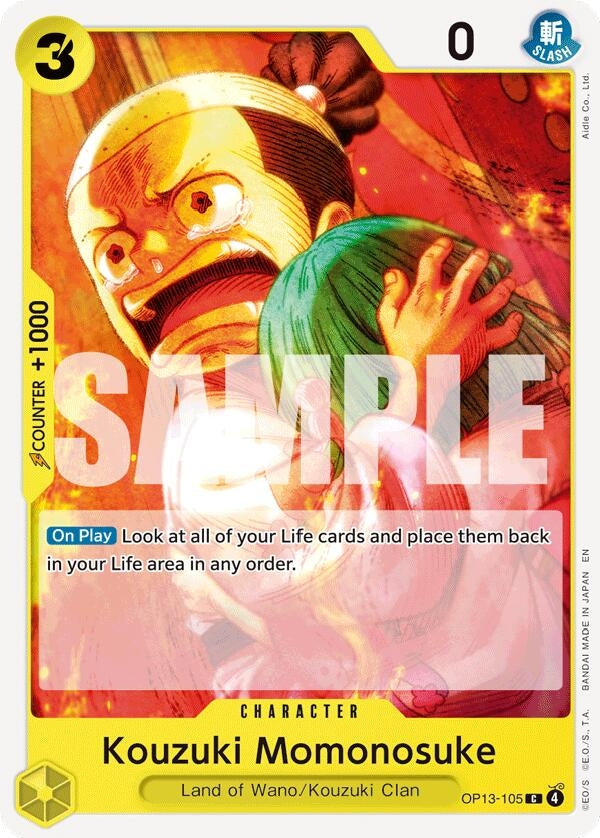 Image for Kouzuki Momonosuke (OP13-105) (OP13) - One Piece Card Game
