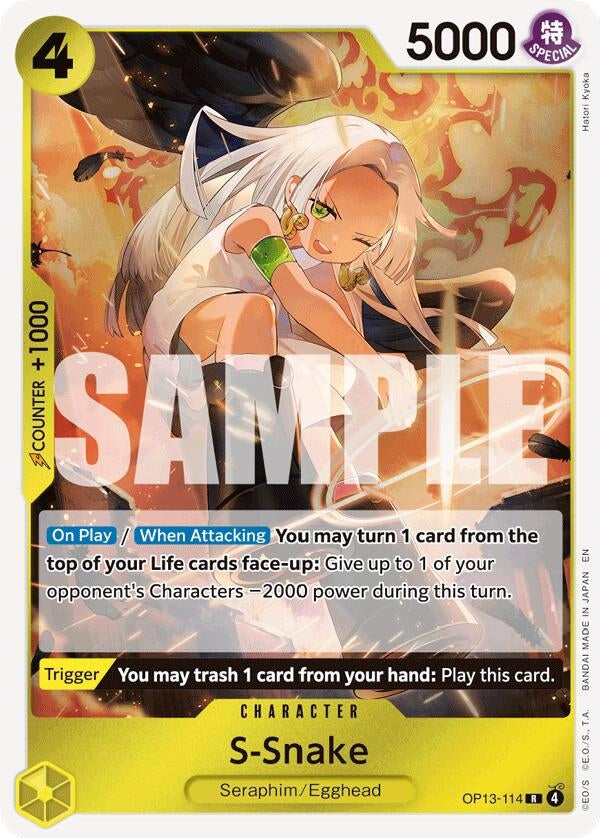 Image for S-Snake (OP13-114) (OP13) - One Piece Card Game