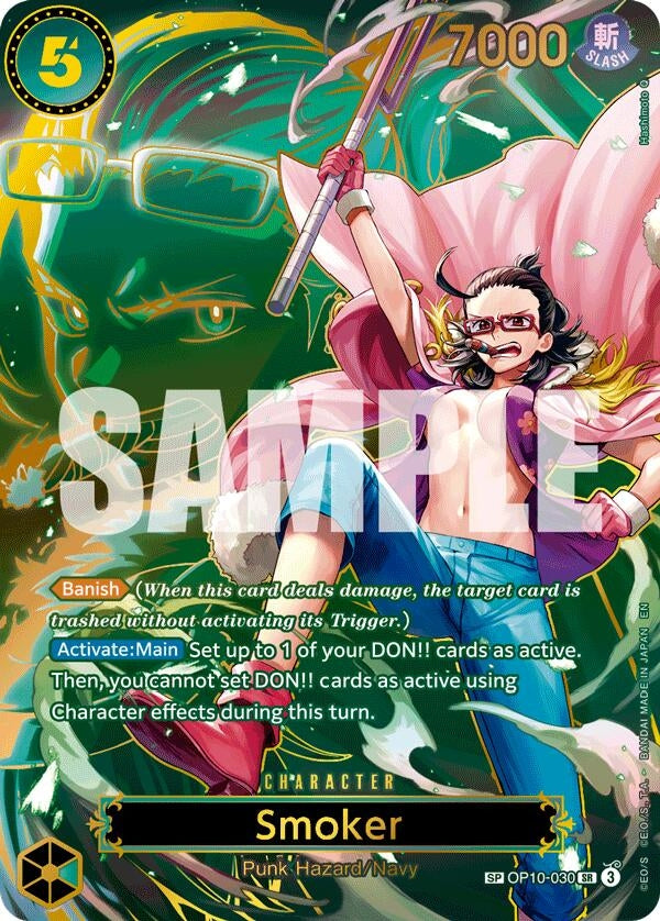 Image for Smoker - OP10-030 (SP) (OP10-030) (OP13) - One Piece Card Game