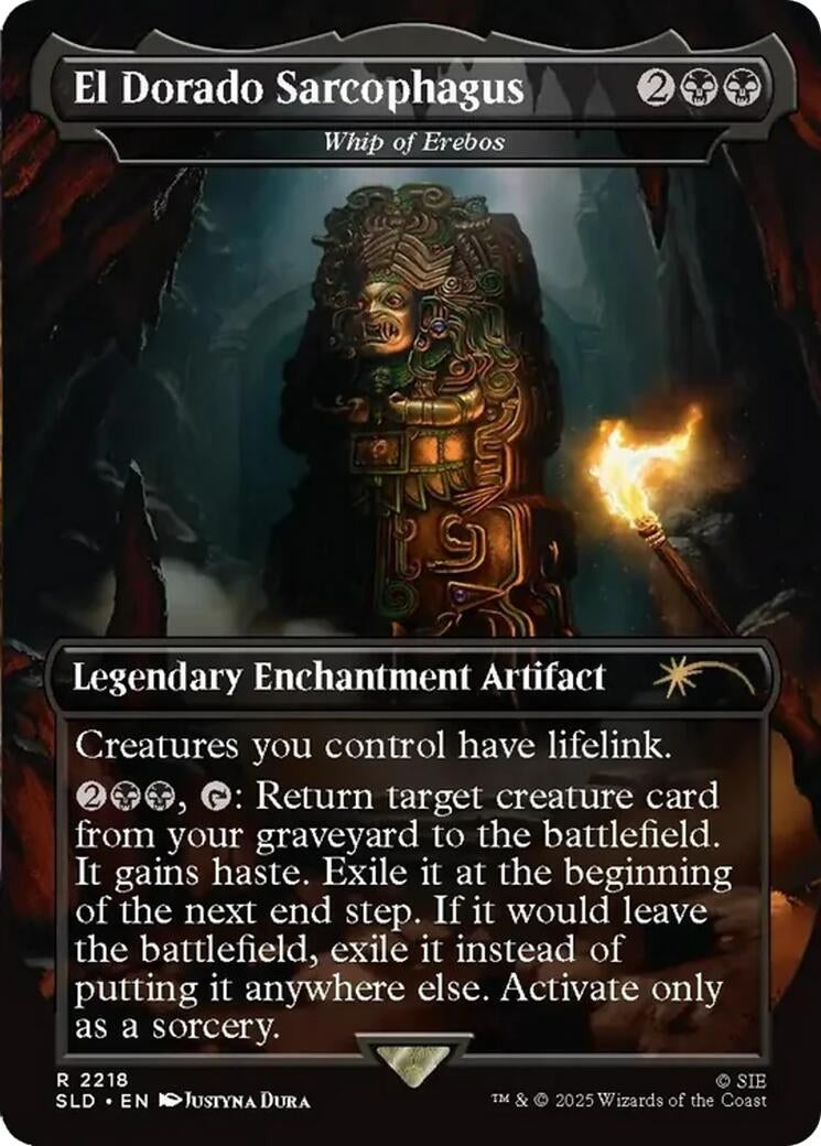 Image for El Dorado Sarcophagus - Whip of Erebos (2218) (SLD) - Magic: The Gathering