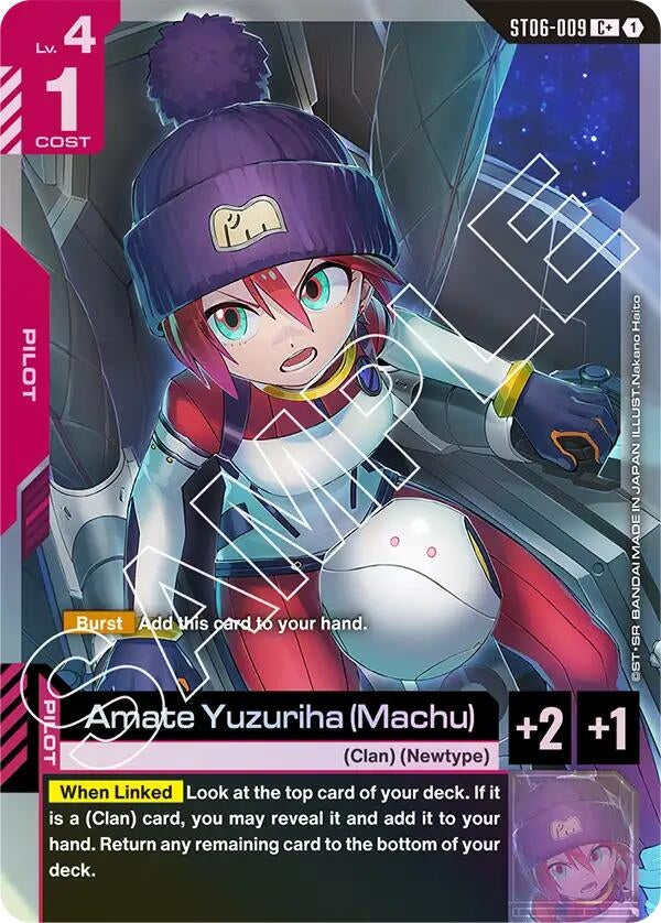 Image for Amate Yuzuriha (Machu) (C+) (ST06-009) (ST06) - Gundam Card Game