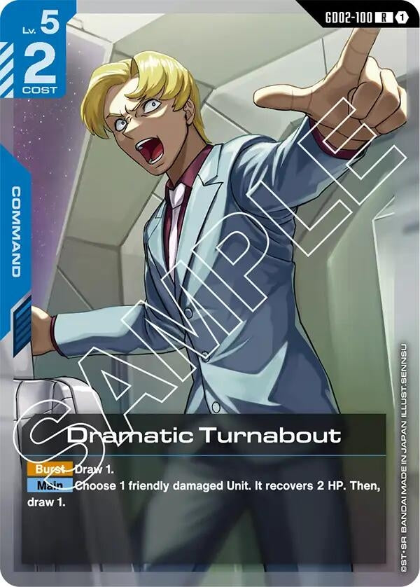 Image for Dramatic Turnabout (GD02-100) (GD02) - Gundam Card Game