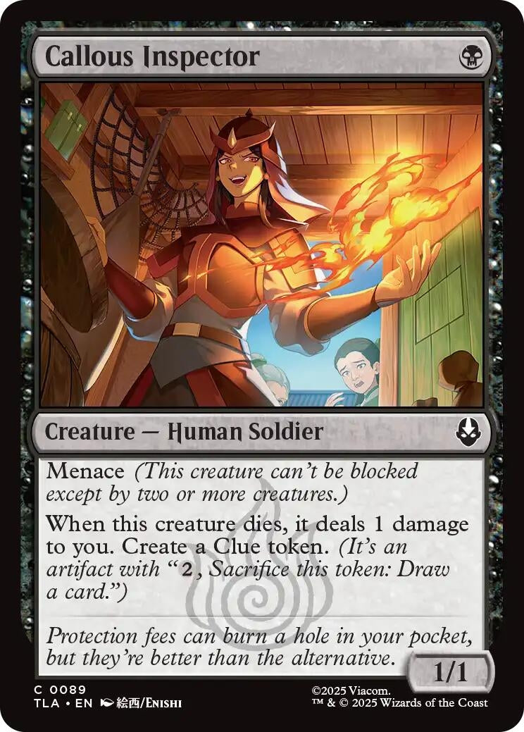 Image for Callous Inspector (89) (TLA) - Magic: The Gathering