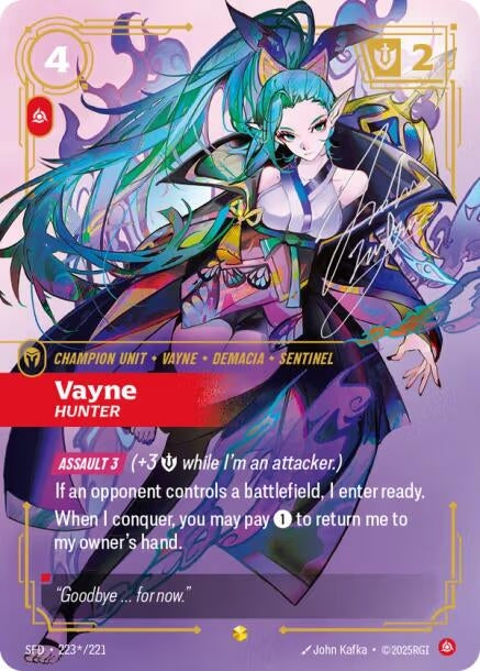 Vayne - Hunter (Signature) (223*/221) (SPF)