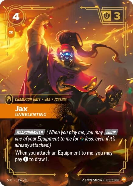 Jax - Unrelenting (119/221) (SPF)