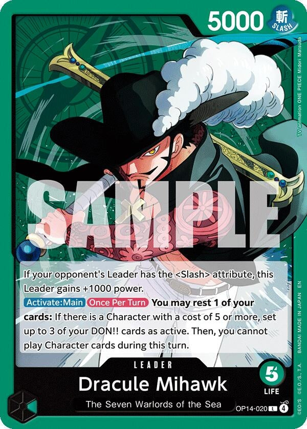Dracule Mihawk - OP14-020 (OP14-020) (OP14)