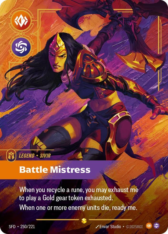 Sivir - Battle Mistress (Overnumbered) (250/221) (SPF)