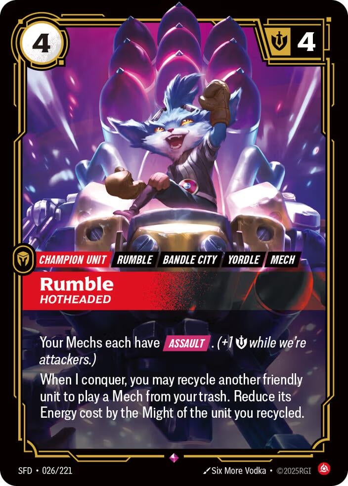 Rumble - Hotheaded (026/221) (SPF)