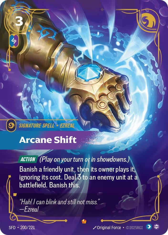 Image for Arcane Shift (200/221) (SPF) - Riftbound: League of Legends Trading Card Game