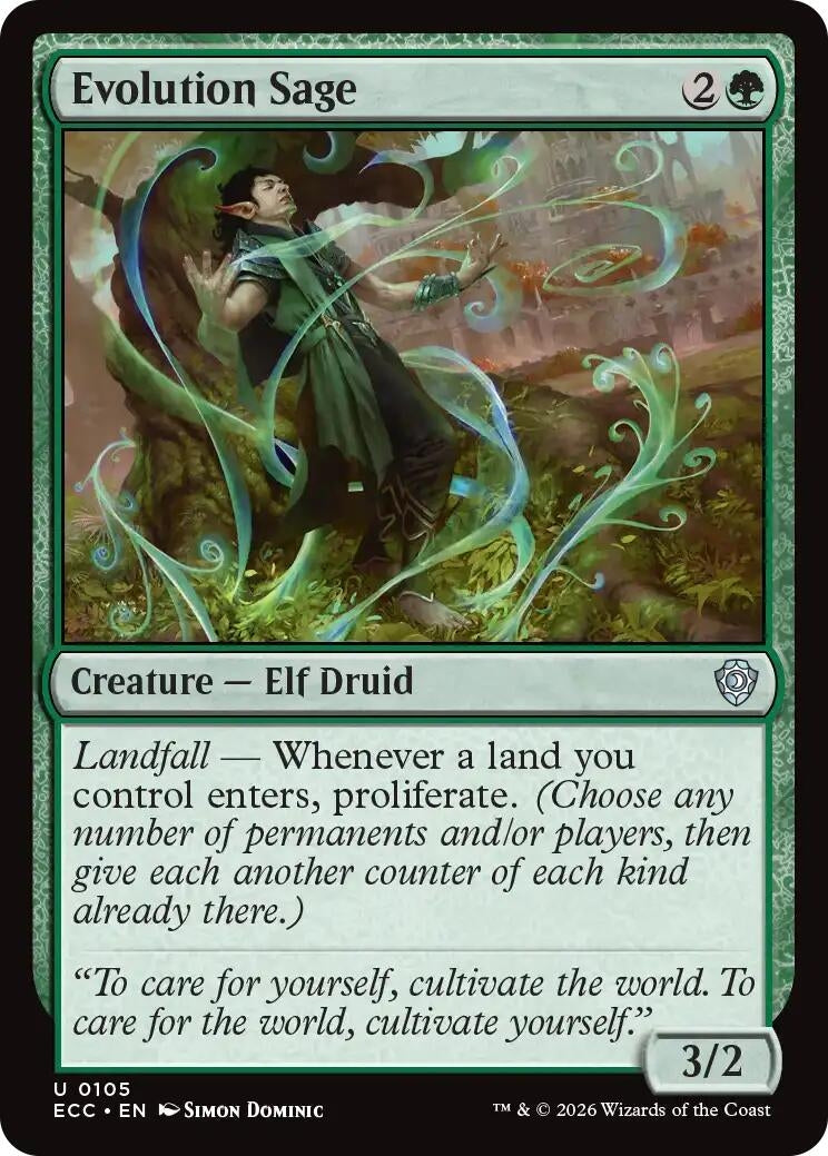 Image for Evolution Sage (105) - Magic: The Gathering
