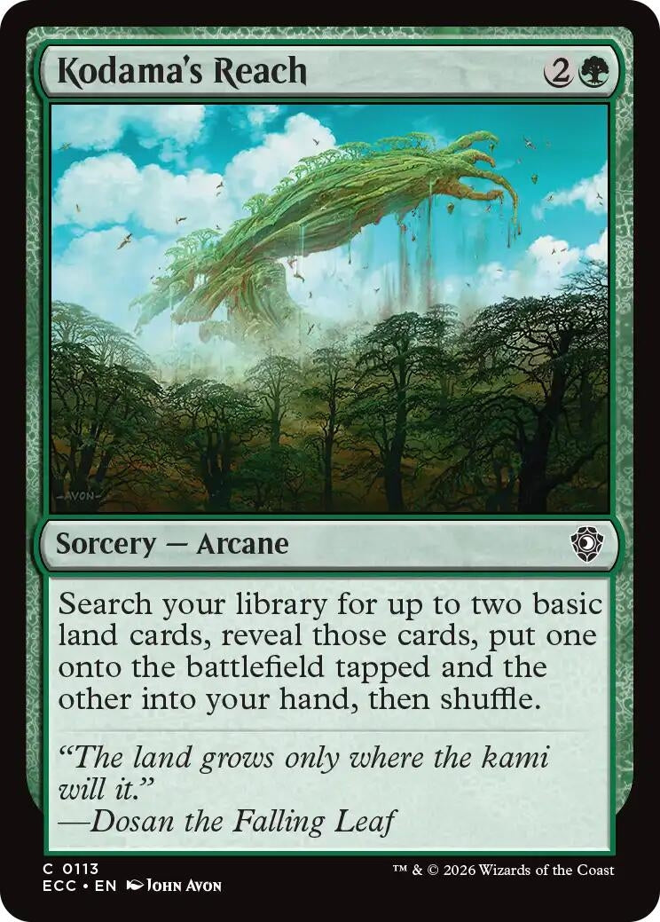 Image for Kodama's Reach (113) - Magic: The Gathering