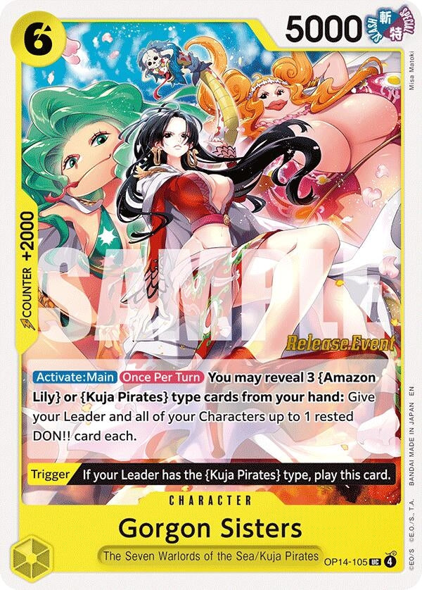 Image for Gorgon Sisters (OP14-105) (OP14 RE) - One Piece Card Game
