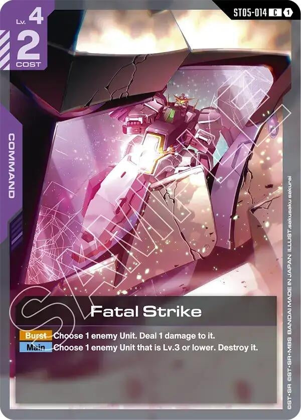 Image for Fatal Strike (ST05-014) (ST07) - Gundam Card Game