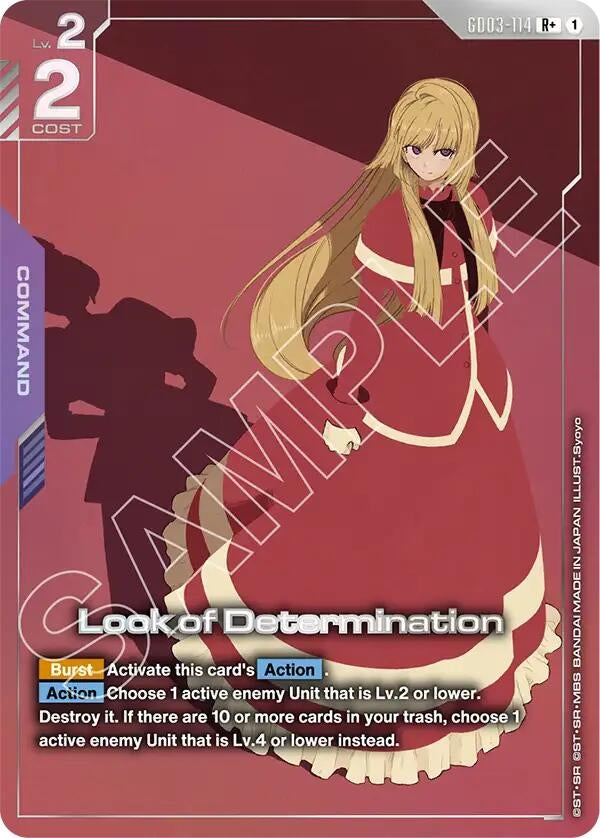 Look of Determination (R+) (GD03-114) (GD03)