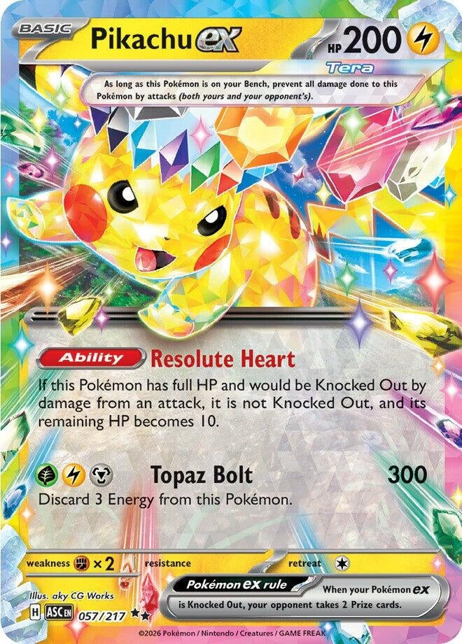 Image for Pikachu ex (057/217) (ASC) - Pokemon
