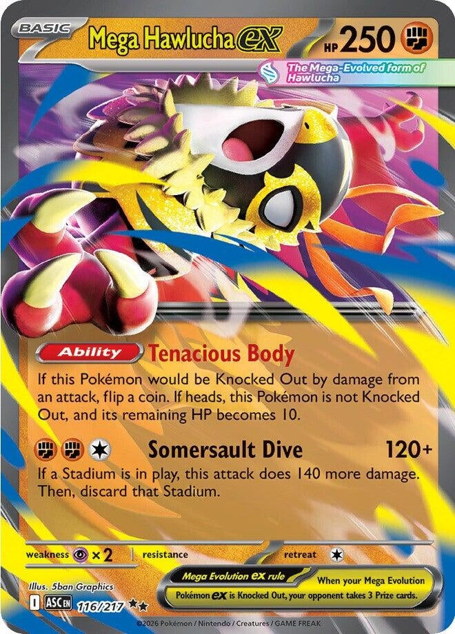 Image for Mega Hawlucha ex (116/217) (ASC) - Pokemon