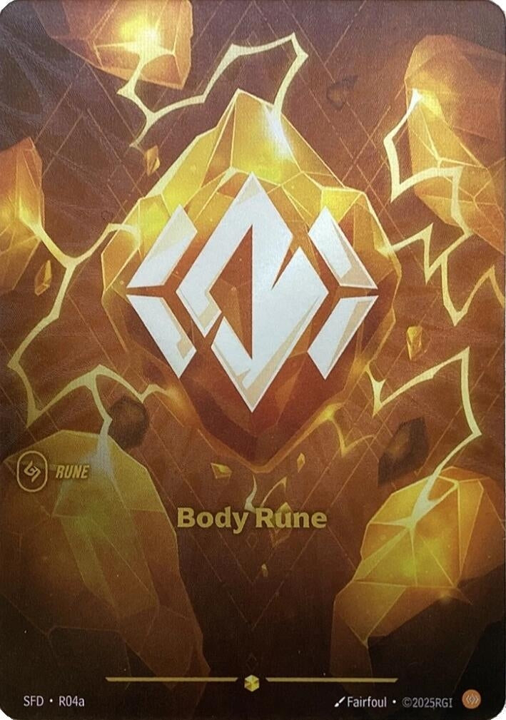 Body Rune (Alternate Art) (R04a) (SPF)