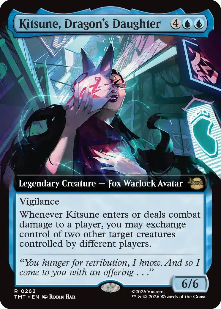 Kitsune, Dragon's Daughter (Extended Art) (262) (TMT)