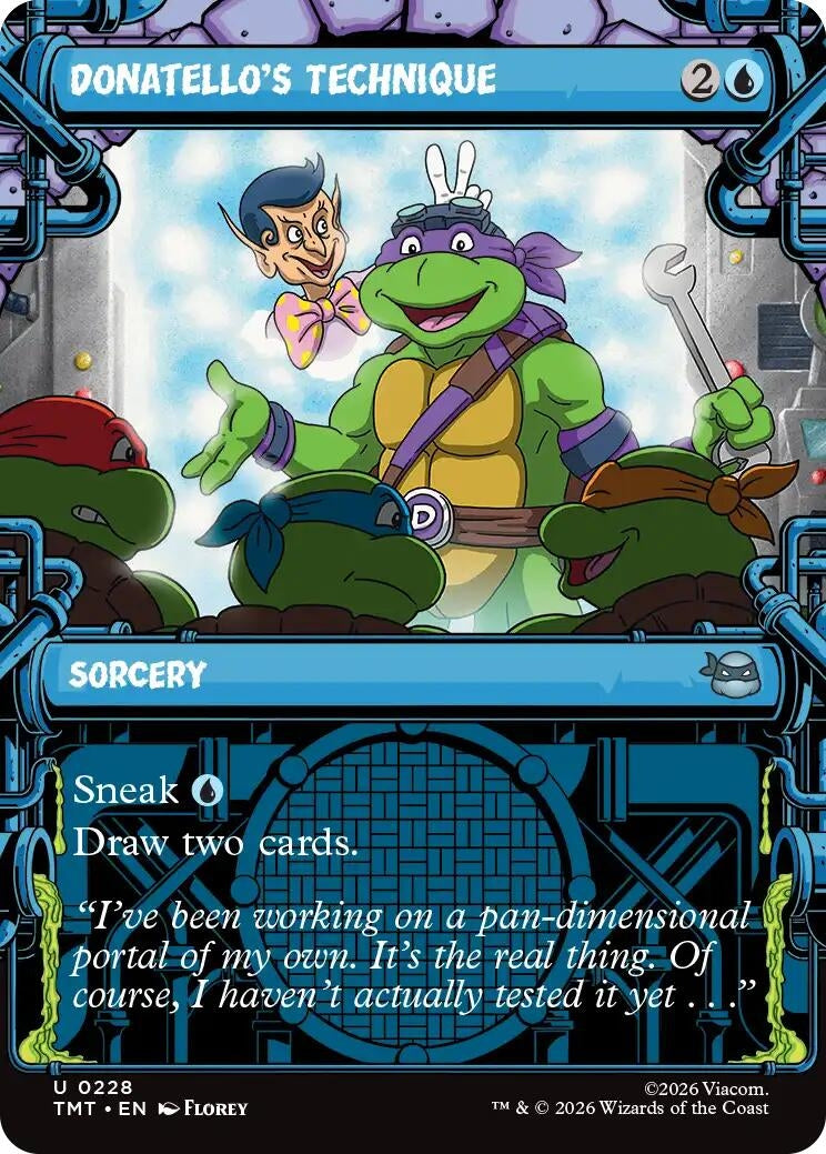 Donatello's Technique (Showcase) (228) (TMT)