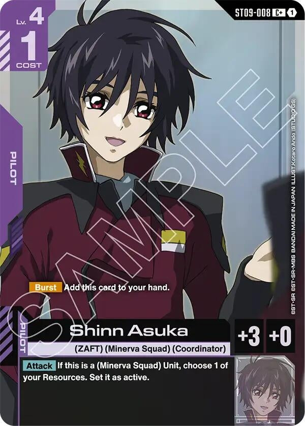 Image for Shinn Asuka (C+) (ST09-008) (ST09) - Gundam Card Game