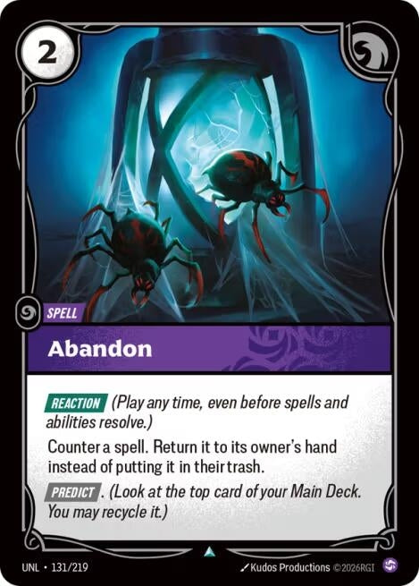 Abandon (131/219) (UNL)