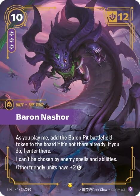Baron Nashor (Alternate Art) (147a/219) (UNL)