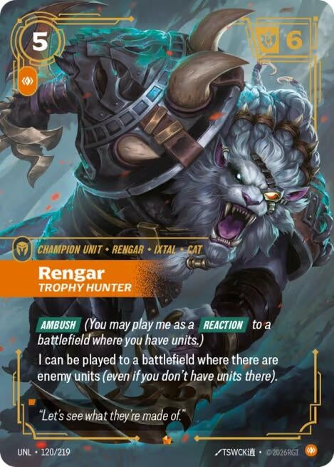 Rengar - Trophy Hunter (120/219) (UNL)