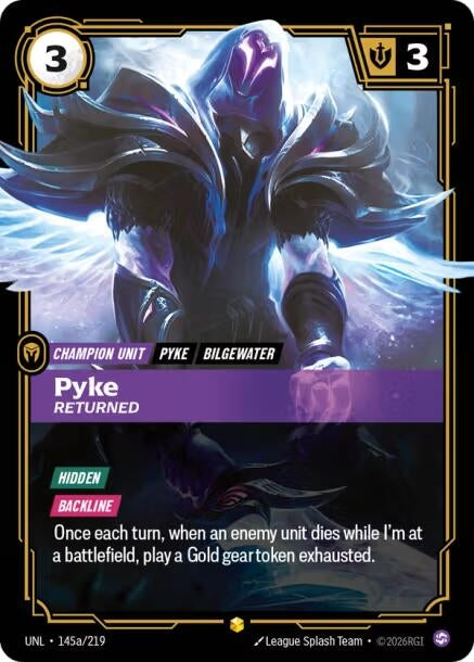 Pyke - Returned (Alternate Art) (145a/219) (UNL)