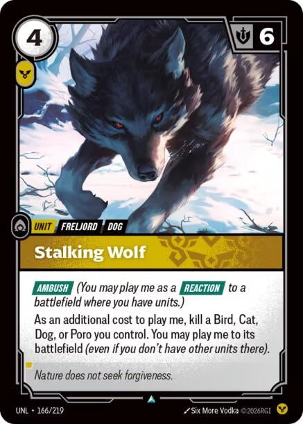 Stalking Wolf (166/219) (UNL)