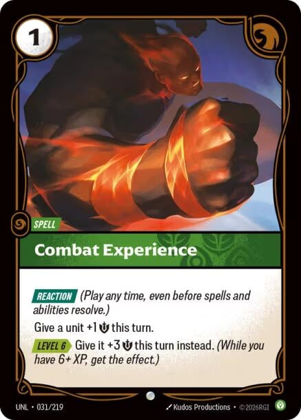 Combat Experience (031/219) (UNL)
