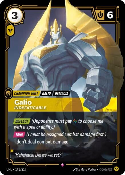 Galio - Indefatigable (171/219) (UNL)