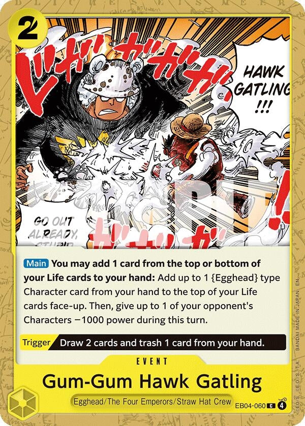Gum-Gum Hawk Gatling (EB04-060) (OP15-EB04)