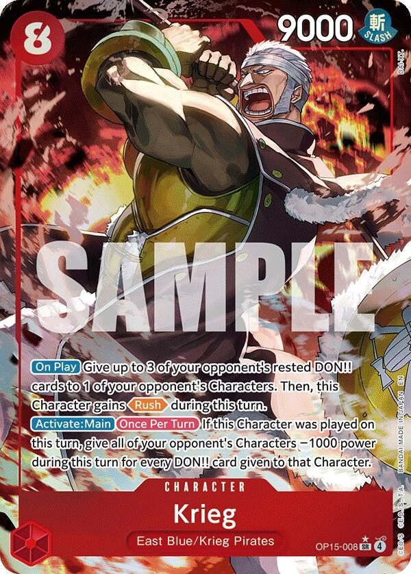 Krieg (OP15-008) (Alternate Art) (OP15-008) (OP15-EB04)
