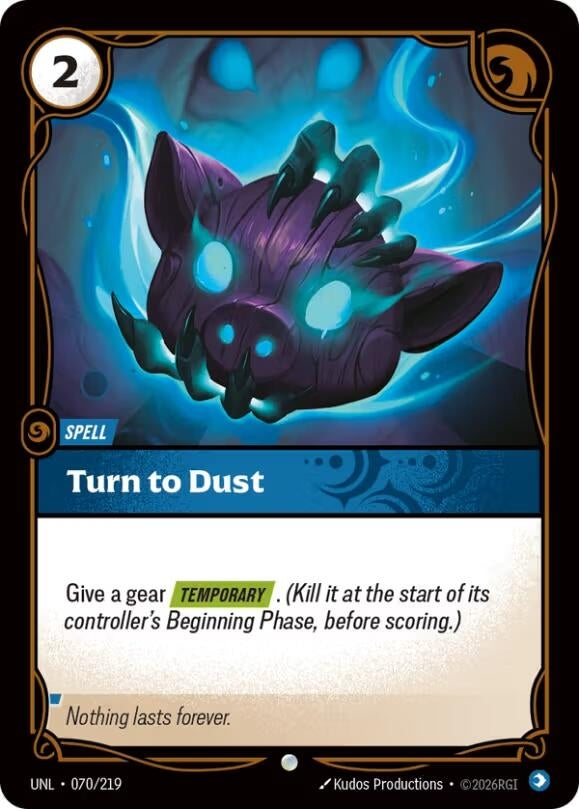 Turn to Dust (070/219) (UNL)