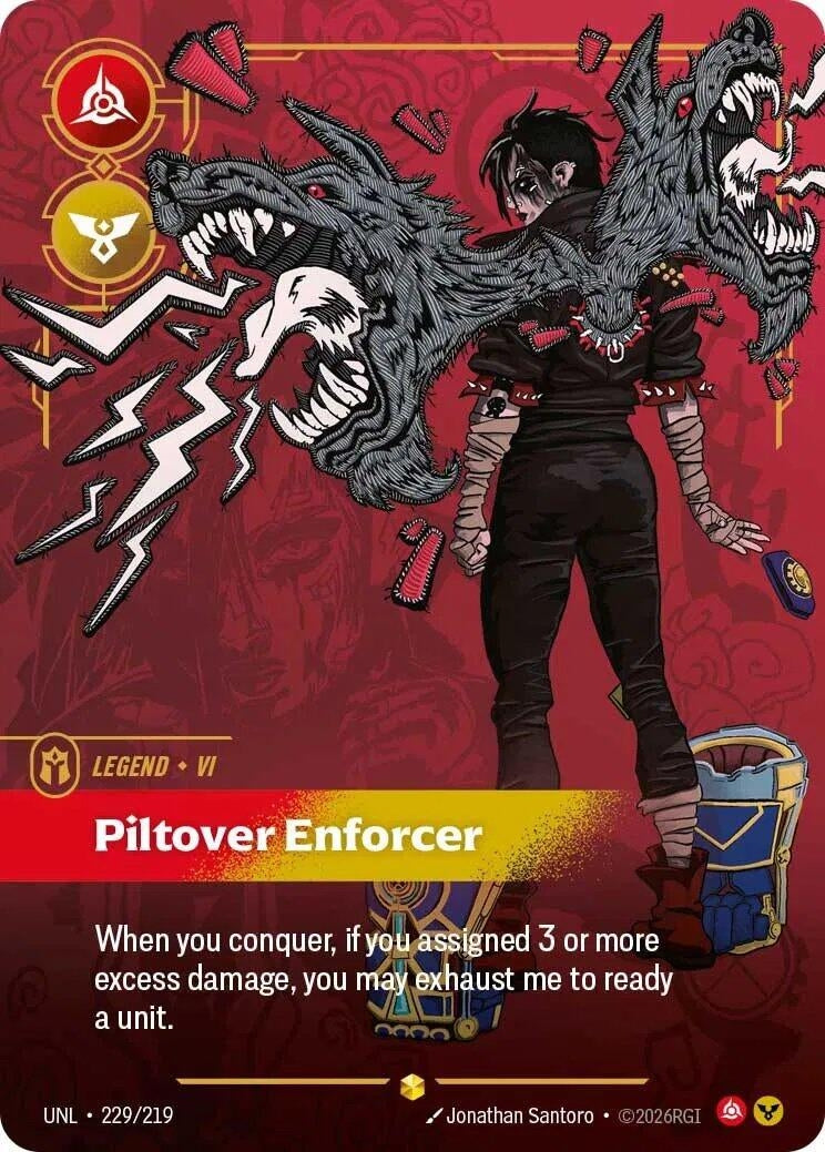 Vi - Piltover Enforcer (Overnumbered) (229/219) (UNL)